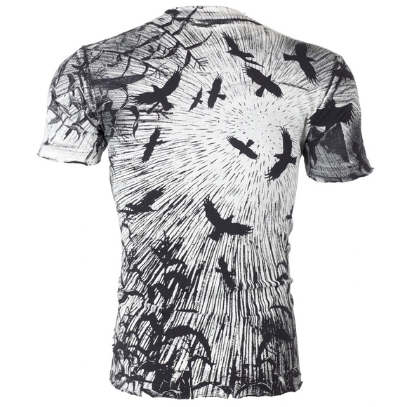 AFFLICTION Men's T-Shirt CORN REAPER - Picture 2 of 8